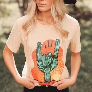 Western Desert Boho Graphic Festival Tee